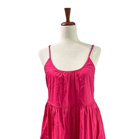 Roller Rabbit "Dakota" Dress Size Extra Small XS Women's Pink Maxi Tiered Boho - Picture 10 of 13